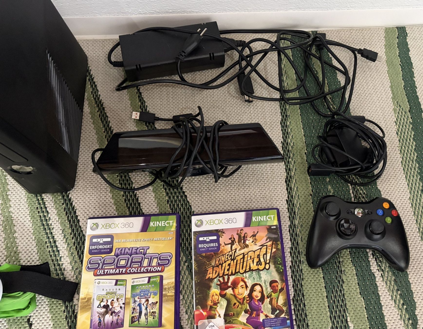 Microsoft Console: X-Box 360 inkl. kinect sensor & 5 Spiele & 1 Kontroller – Usato da Mettmenstetten venduto da PB-8932 2