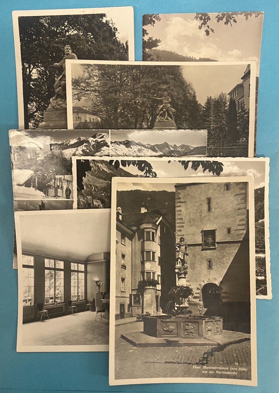 Cartoline postali: 12 ANSICHTSKARTEN CHUR / PASSUGG – Usato da Oberwil BL venduto da SALOB