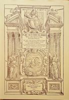 I quattro libri dell'architettura, Andrea Palladio 1570