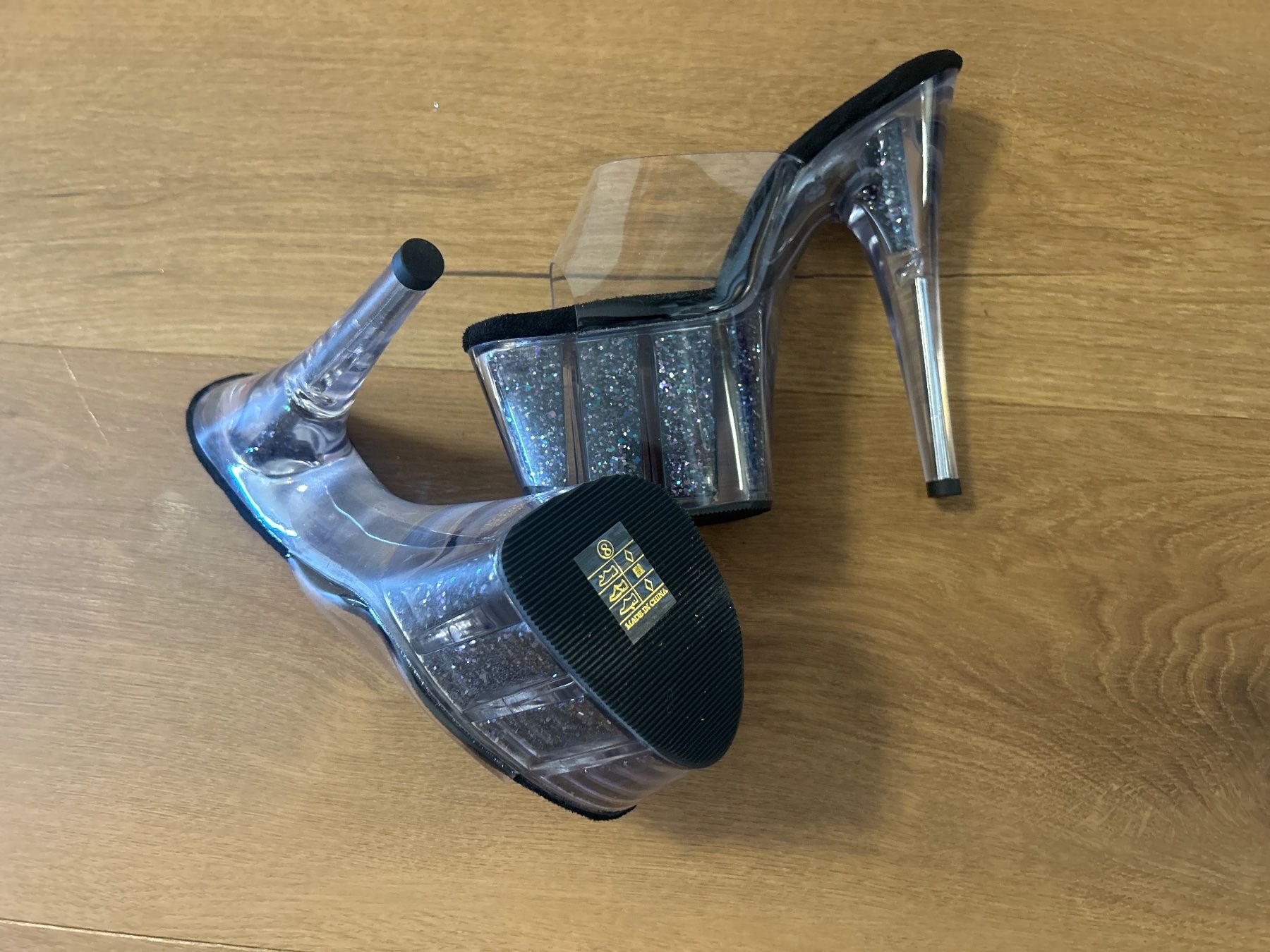 Scarpe da donna: Pleaser Adore Platform Heels Pole Dance Schwarz Gr 38 Neu – Nuovo e nell'imballaggio originale da Regensdorf venduto da Spyke55 5