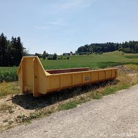 Abrollmulde 10 m3 mit Kettenaufnahme