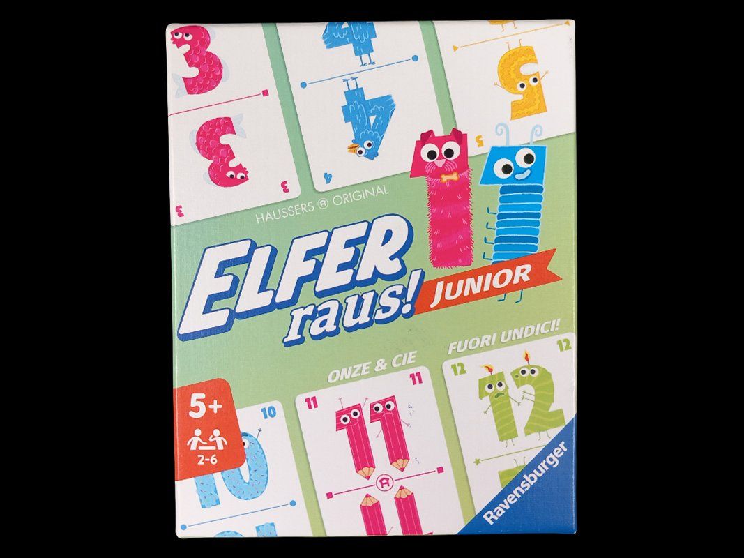 Ravensburger Spiele: RAVENSBURGER Elfer raus! Junior – Gebraucht aus Hünenberg von Restwert_Zug