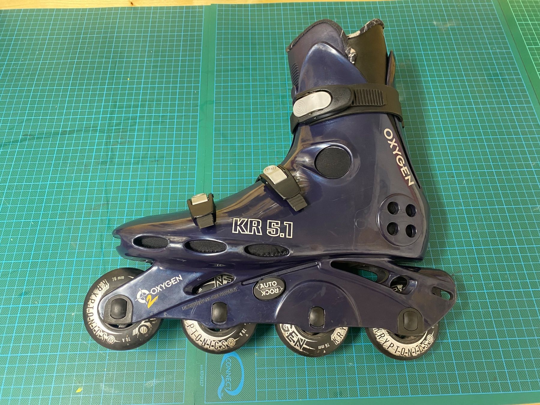 Inline-Skating & Rollschuhe: Oxygen KR 5.1 Rollerblades Inline Skates Grösse 45 bis 46 – Gebraucht aus Baar von Toefflibaar 3