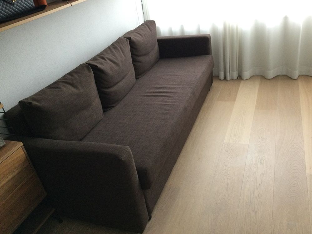 IKEA bed sofa brown (Friheten) Kaufen auf Ricardo
