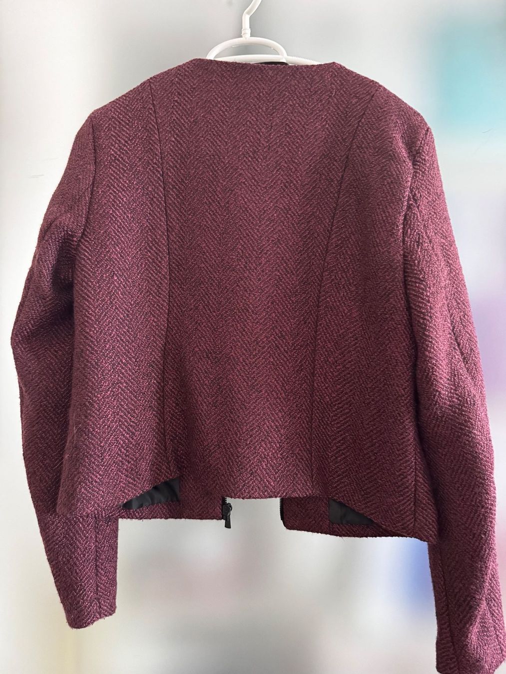 Only Vestes: Blazer von ONLY, Bordeaux, Gr. 36 – D'occasion à Montlingen par timolino12 1