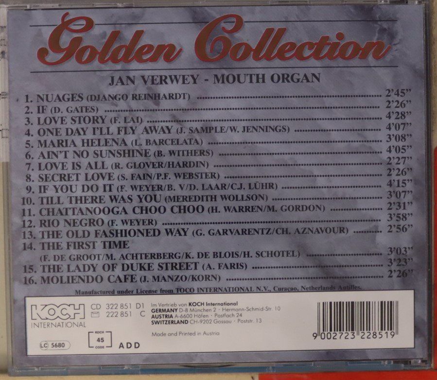 CDs: Golden Collection - Instrumental – Gebraucht aus Luzern von CONTENTI 2