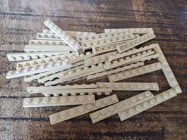 lego 3460 lot de 35 pièces Tan Plate 1 x 8