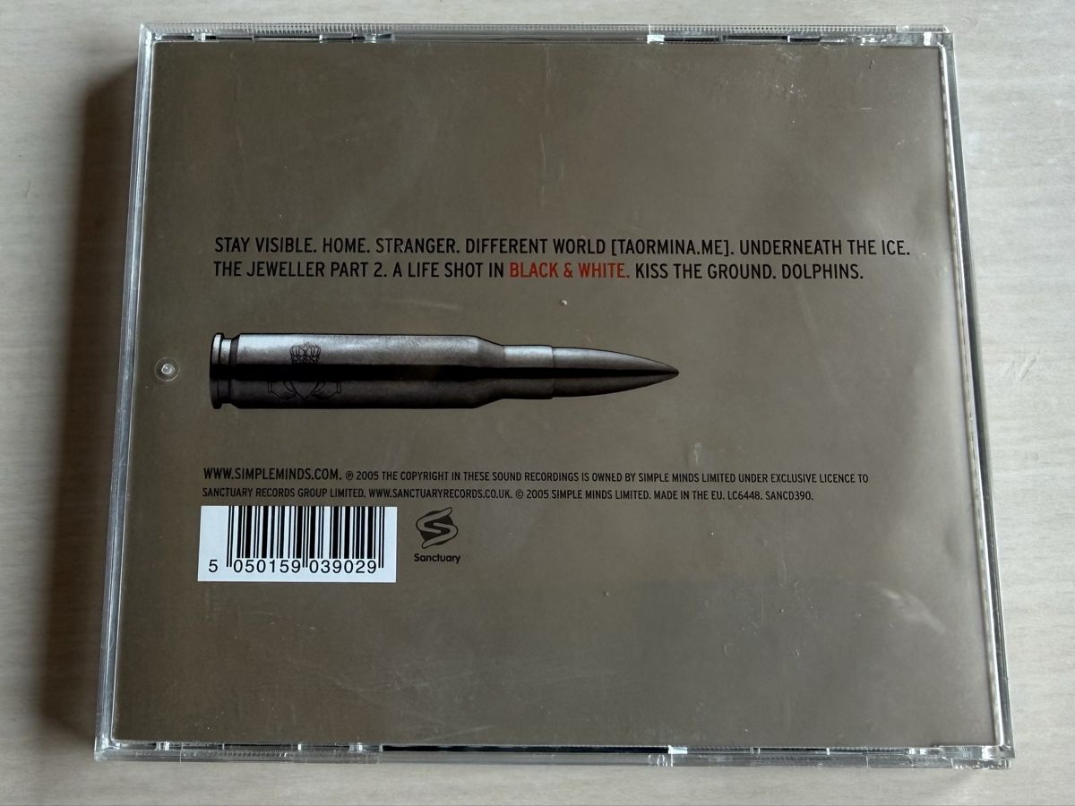 CDs: CD Simple Minds Black & White 2005  – D'occasion à Oberried Brienz par Chyara 1