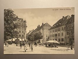 Historische Ansichtskarte von Le Locle - Place du Marché
