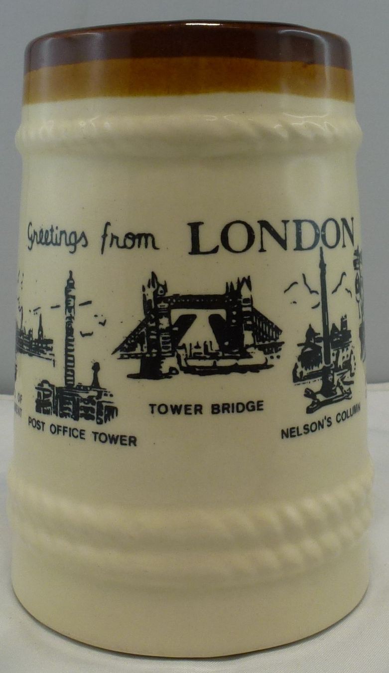 Gläser: Bier-Humpen Greetings from LONDON – Gebraucht aus Murgenthal von B.StM 1