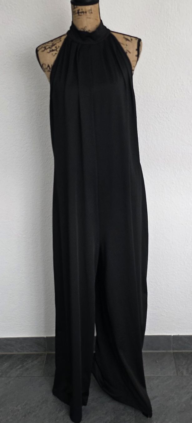 Tute: Schwarzer Neckholder Overall, Xxxxl – Nuovo (secondo la descrizione) da Rheinsulz venduto da Gilea 1