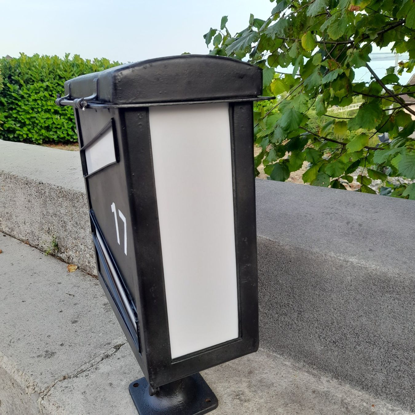 SBB/CFF/FFS Lampen: Lanterne d'aiguille – Gebraucht aus Auvernier von gandalf08 3