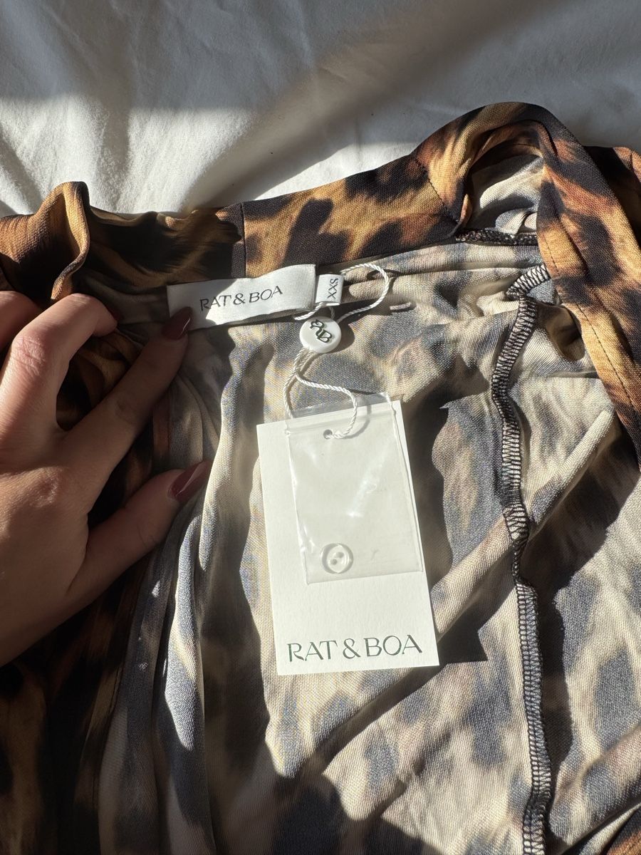 Vestiti: Rat and Boa Leopard Cheetah Mini Dress – Nuovo e nell'imballaggio originale da Aigle venduto da 029_mbn 3