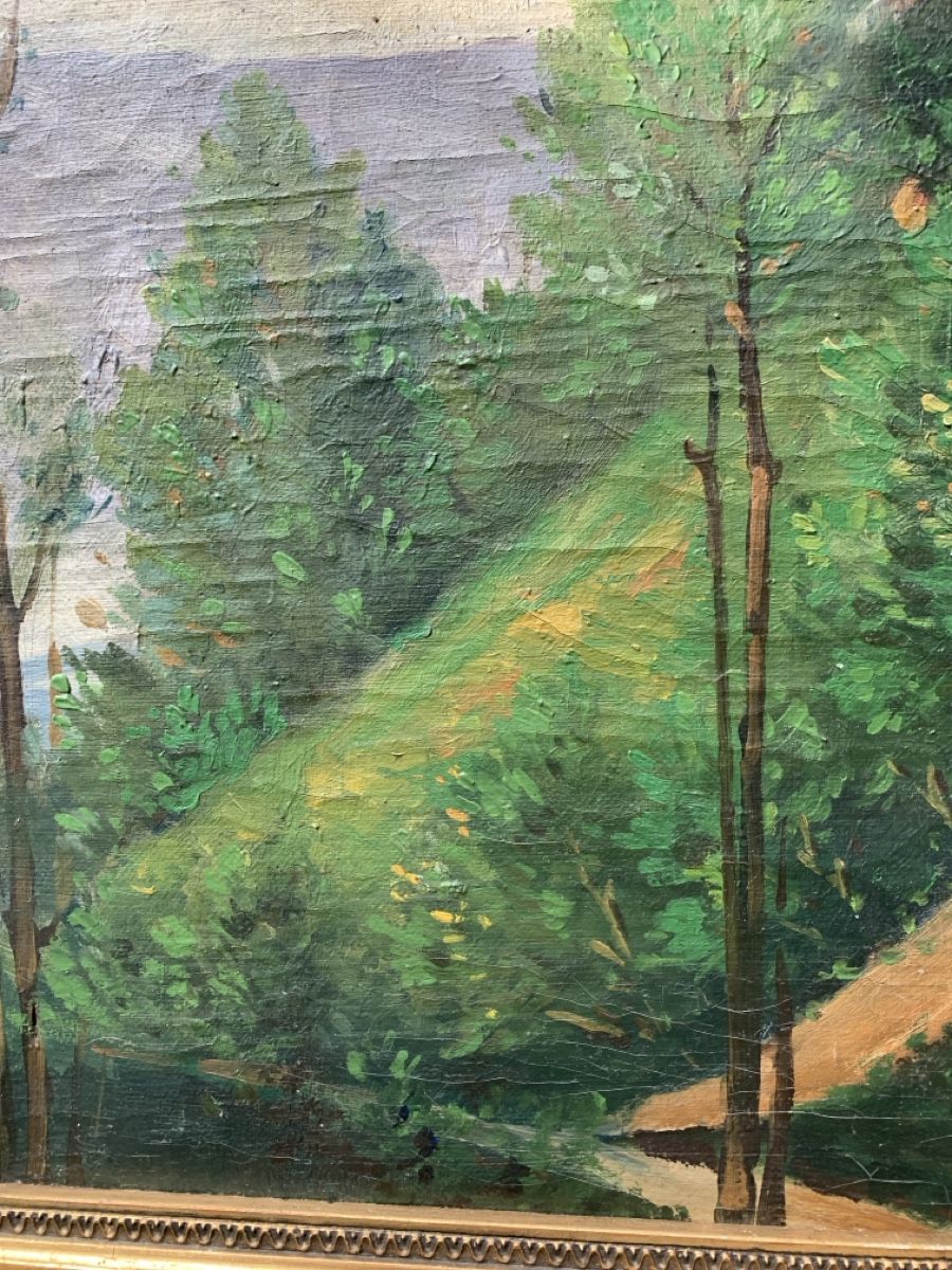 Dipinti: F. BÜCHE – Difettoso da Wolfhalden venduto da SecondAntique 5