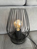 2 Moderne Nachttischlampen inkl. Birnen – Schwarz Industrial