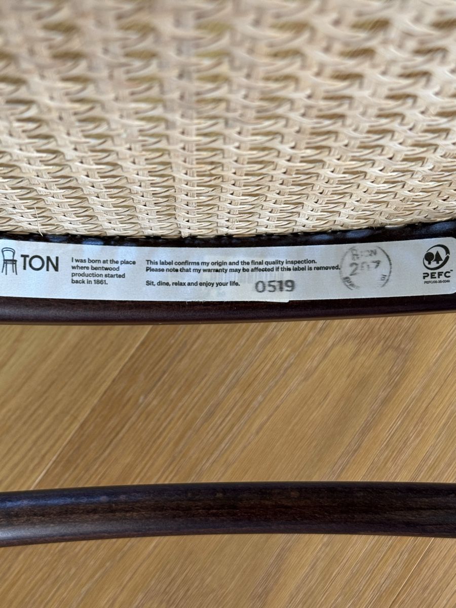 Sedie: Original TON Bistrostuhl – Usato da Nebikon venduto da _nordisch 3