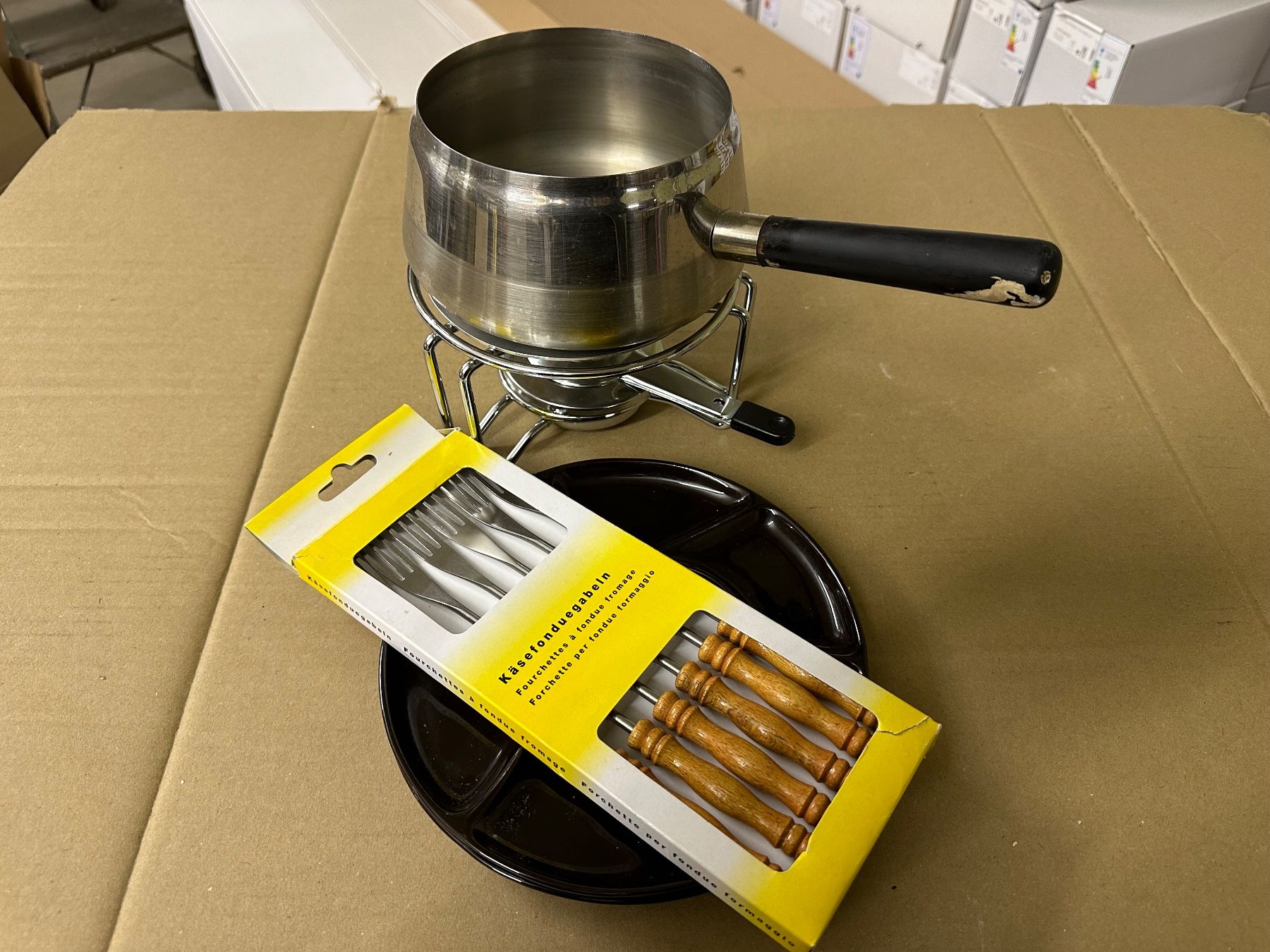 Geschirrsets: Fondue-Set – Gebraucht aus Necker von liq24 6