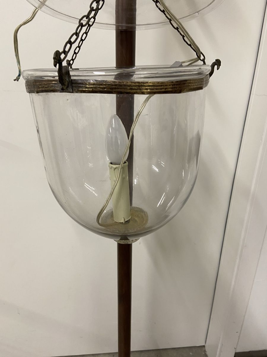 Kronleuchter & Deckenlampen: Antike Kolonial Glas Hängelampe – Gebraucht aus Dietikon von brocki-eyra 2