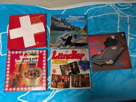 Lot 4x Schweizer Volksmusik Vinyl Box-Sets + LP