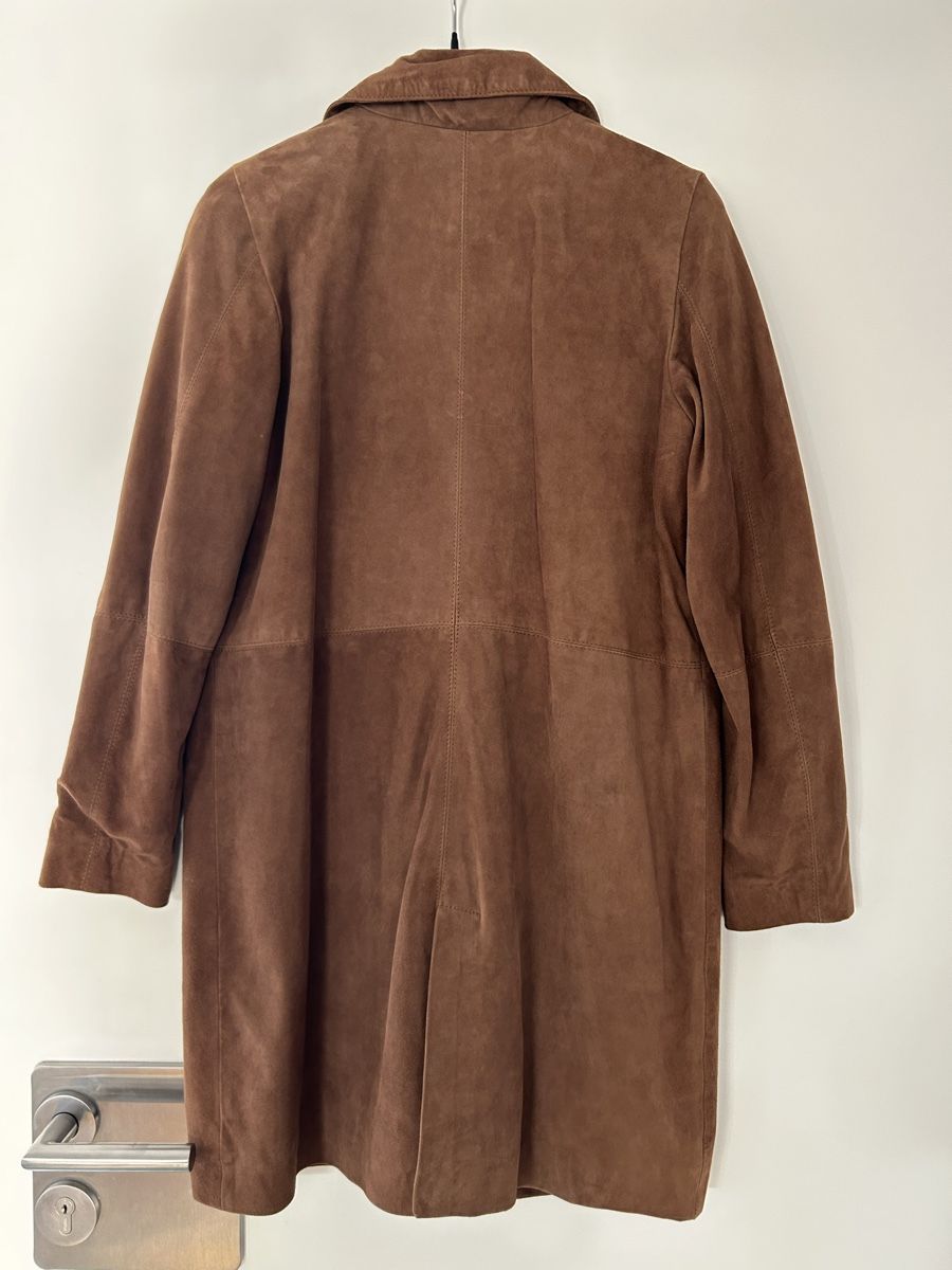 Mäntel: Breuninger Wildledermantel Gr. 36 Braun – Neu (gemäss Beschreibung) aus Trin von kreadiva 1