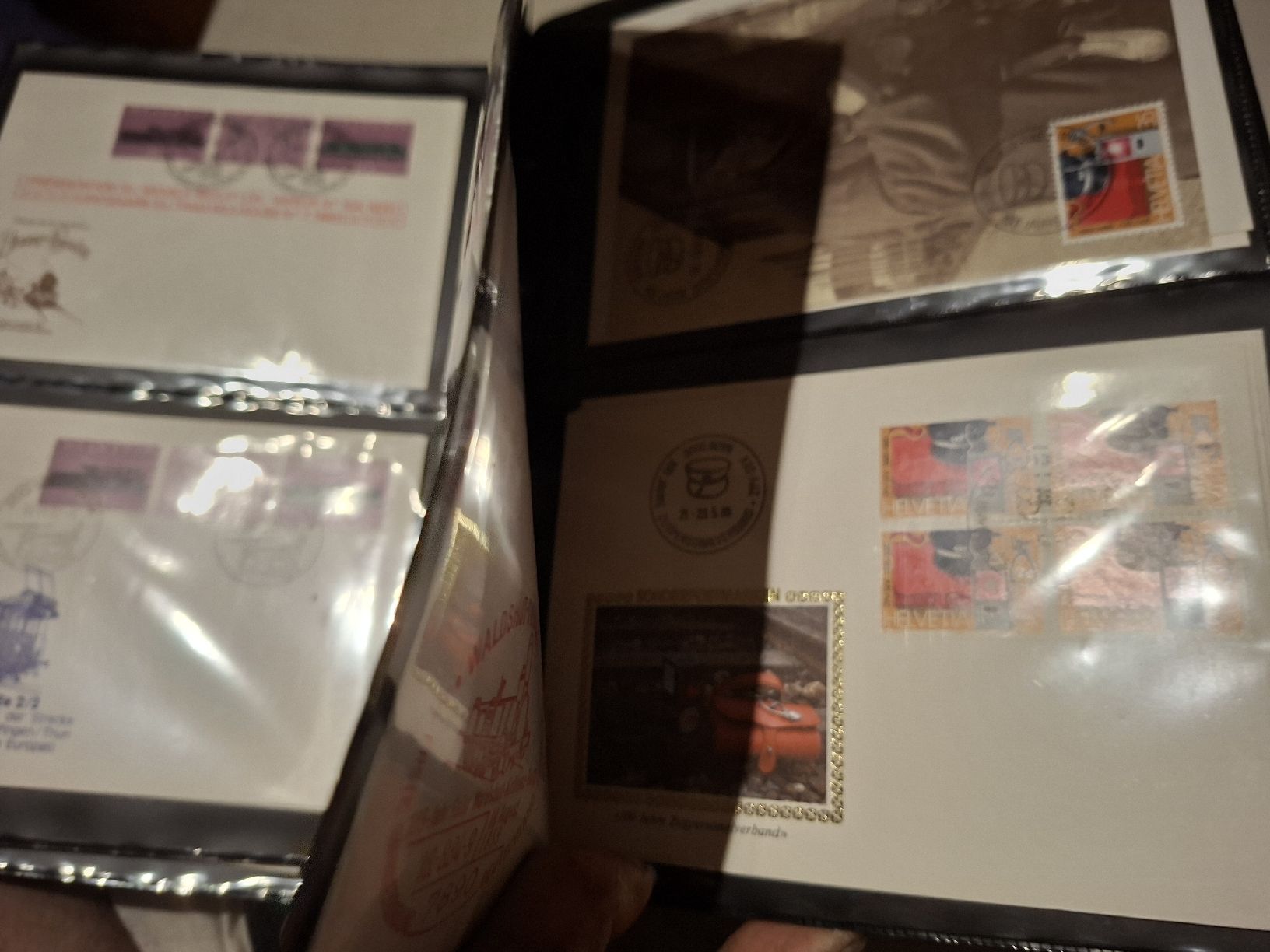 Alle Briefmarken: Dickes Album Bahnbelege  – Gebraucht aus Balgach von SIMEON27 7