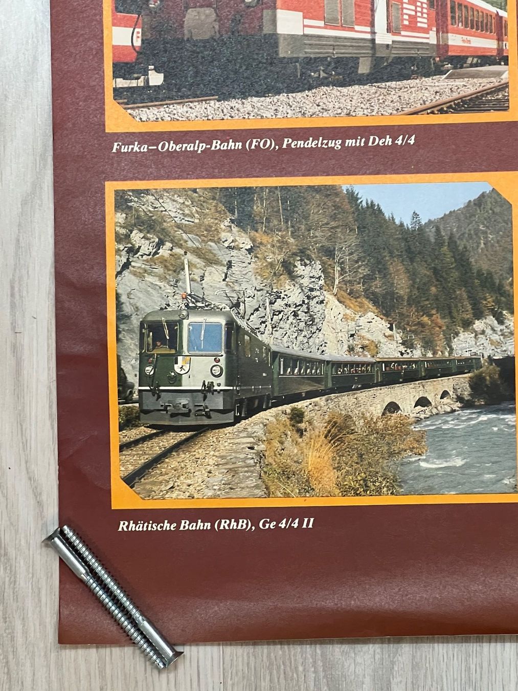 Foto & Immagini: Plakat BBC Brown Boweri Lokomotiven Eisenbahnen – Difettoso da Vaduz venduto da Unikate-Markt 1