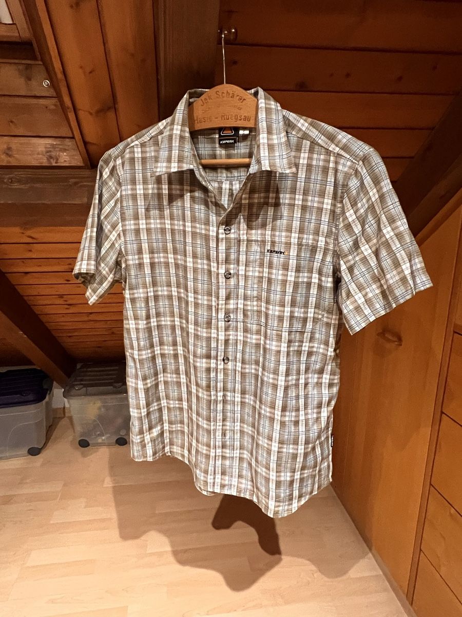 Icepeak Camicie: Icepeak Herren Hemd Gr. M/50 Kariert – Usato da Ossingen venduto da Braghi