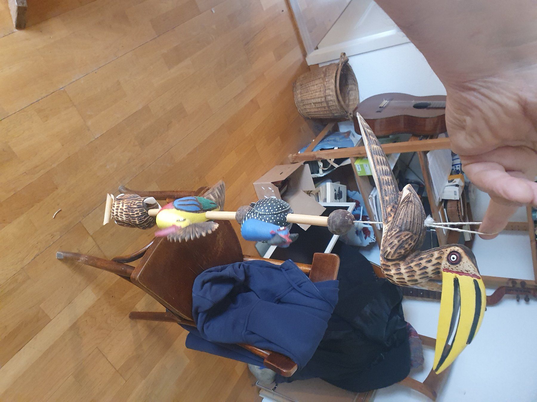 Tutte le decorazioni: Holzvogelmobile div exotische Vögel – Usato da Zürich venduto da loosebone 6