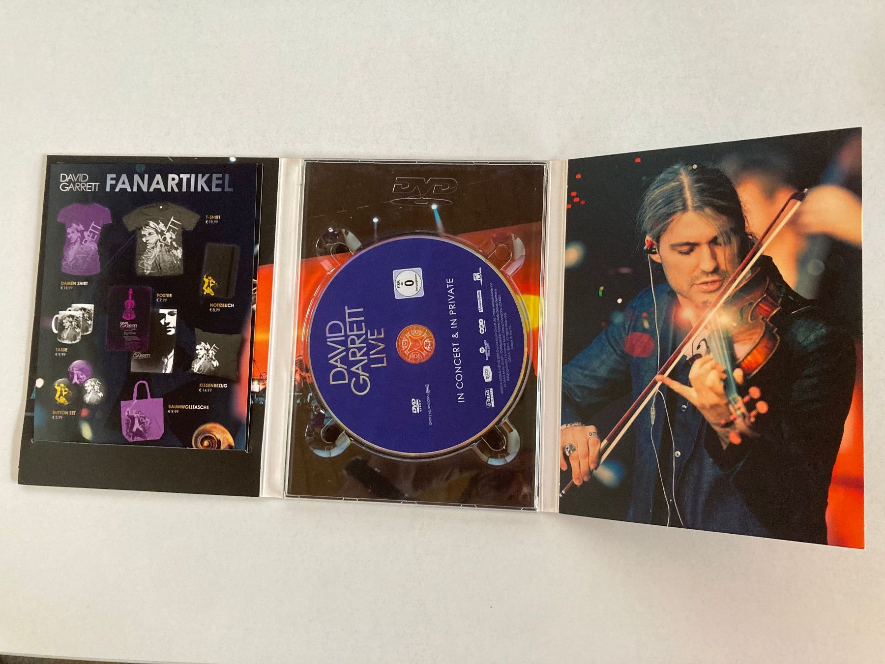 Alle DVDs: David Garrett Live - in Concert & in Private – Gebraucht aus Burgdorf von Andre990 1