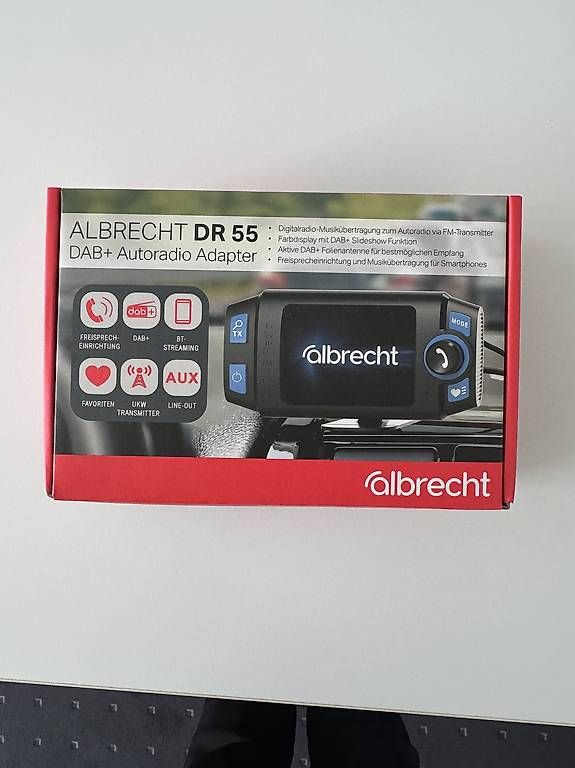 Adattatori: DAB / Bluetooth Albrecht DR 55 DAB+ Autoradio Adapter – Usato da Flums venduto da Simplythebest00