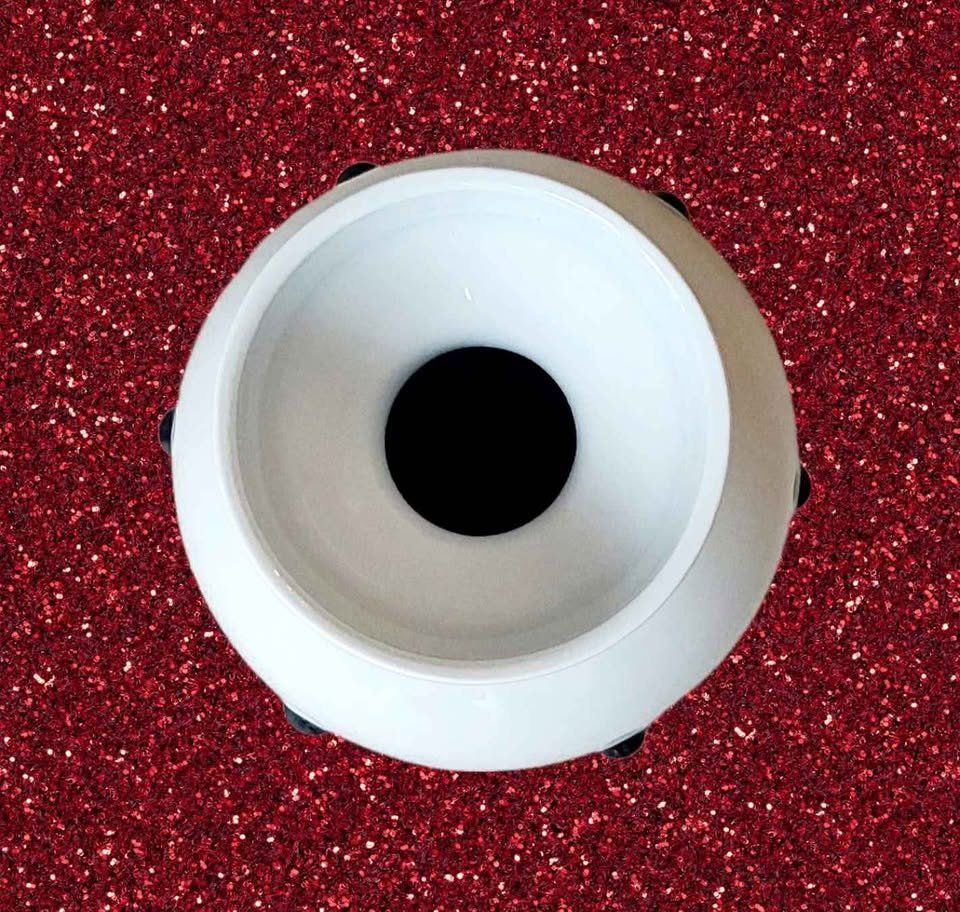 Vasen & Gefässe: Weisse spezielle Vase – Neu (gemäss Beschreibung) aus Aarburg von Glitzerschein 2