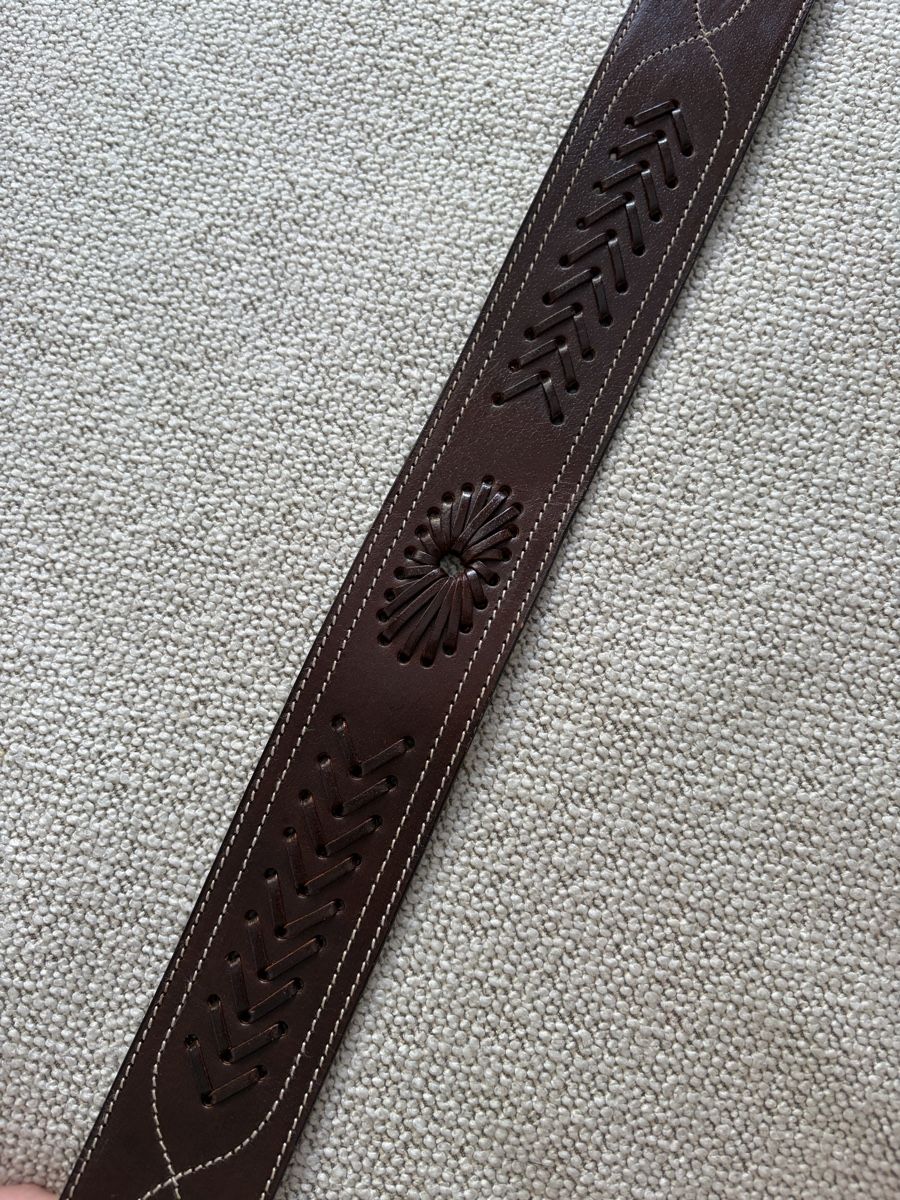Cinture: Brown leather belt  – Usato da Zürich venduto da dor_9l9g 2