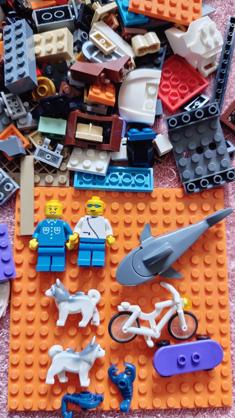 Lego Giocattoli: Lego bunte Mischung ca 1,3 Kilo – Usato da Effretikon venduto da Superkarin7 2