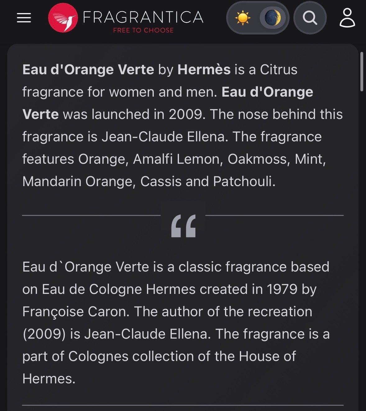 Hermès Profumi & Eau de Toilette: Hermès Eau d'Orange Verte Duftprobe 2ML – Usato da Zürich venduto da deruja 5