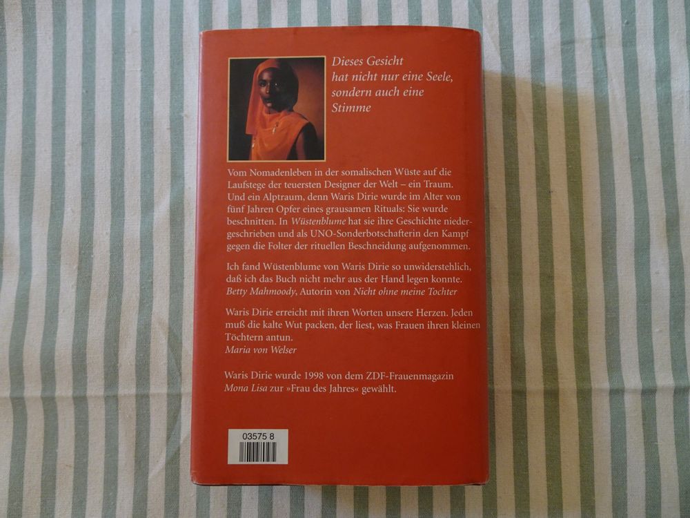  Waris Dirie - Wüstenblume - Frau des Jahres 1998 - B1065 (Gebraucht) in 