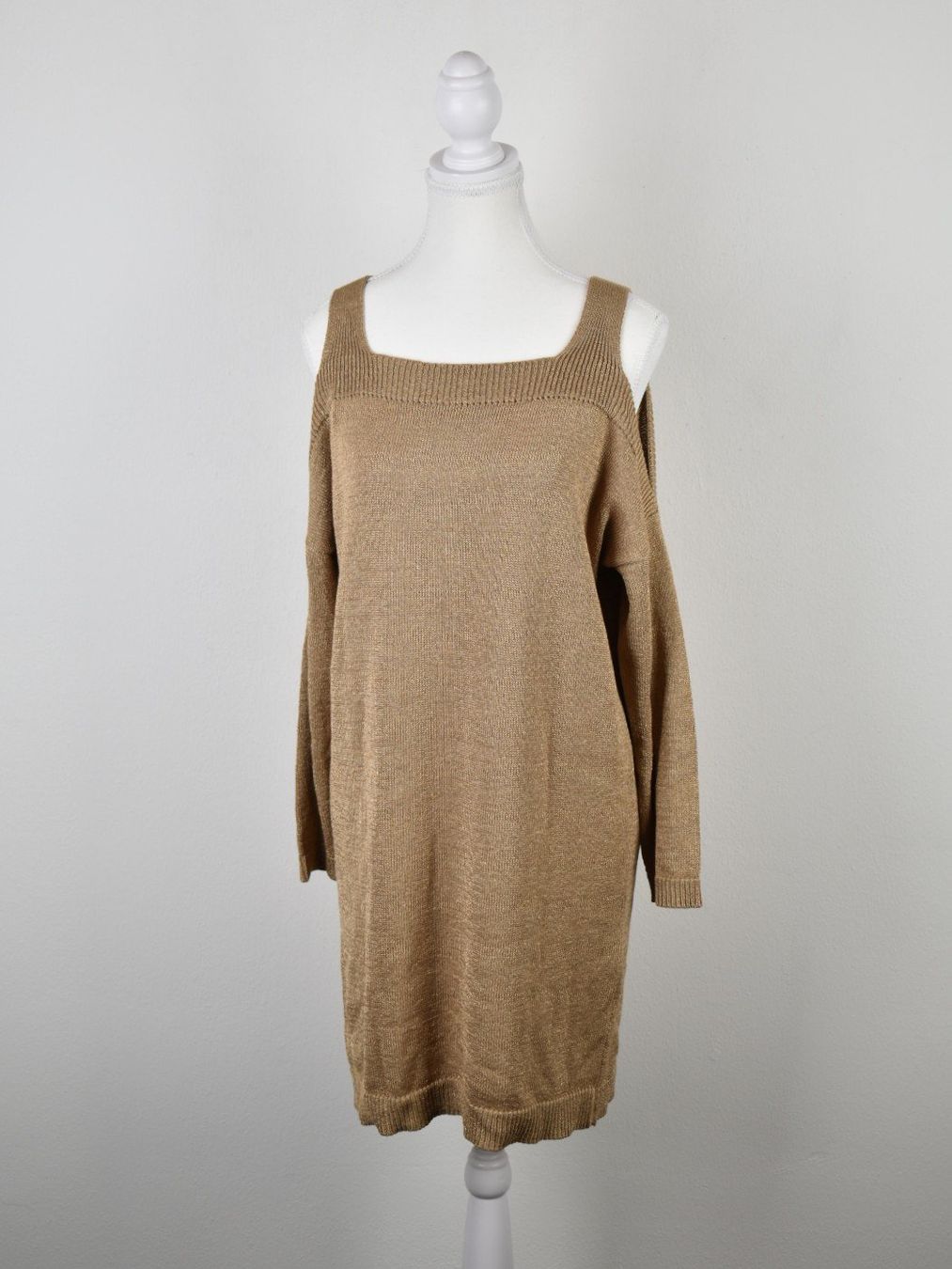 Massimo Dutti Vestiti: Massimo Dutti Strickkleid, gold, Gr.M – Usato da Nürensdorf venduto da 2ND_STORY 1
