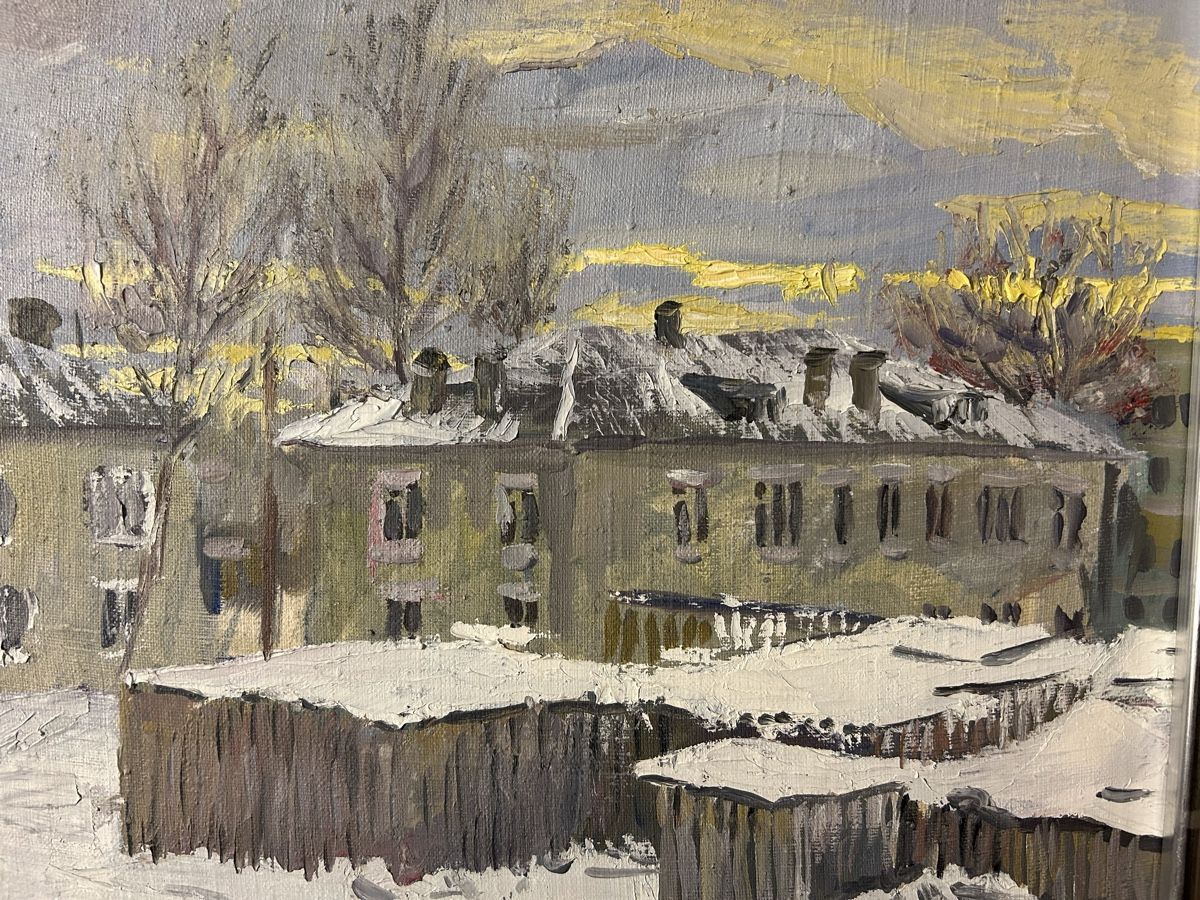 Gemälde: Original Gemälde von Andrej Fomizschow - Winterlandschaft. – Gebraucht aus Lanzenhäusern von vic63 1