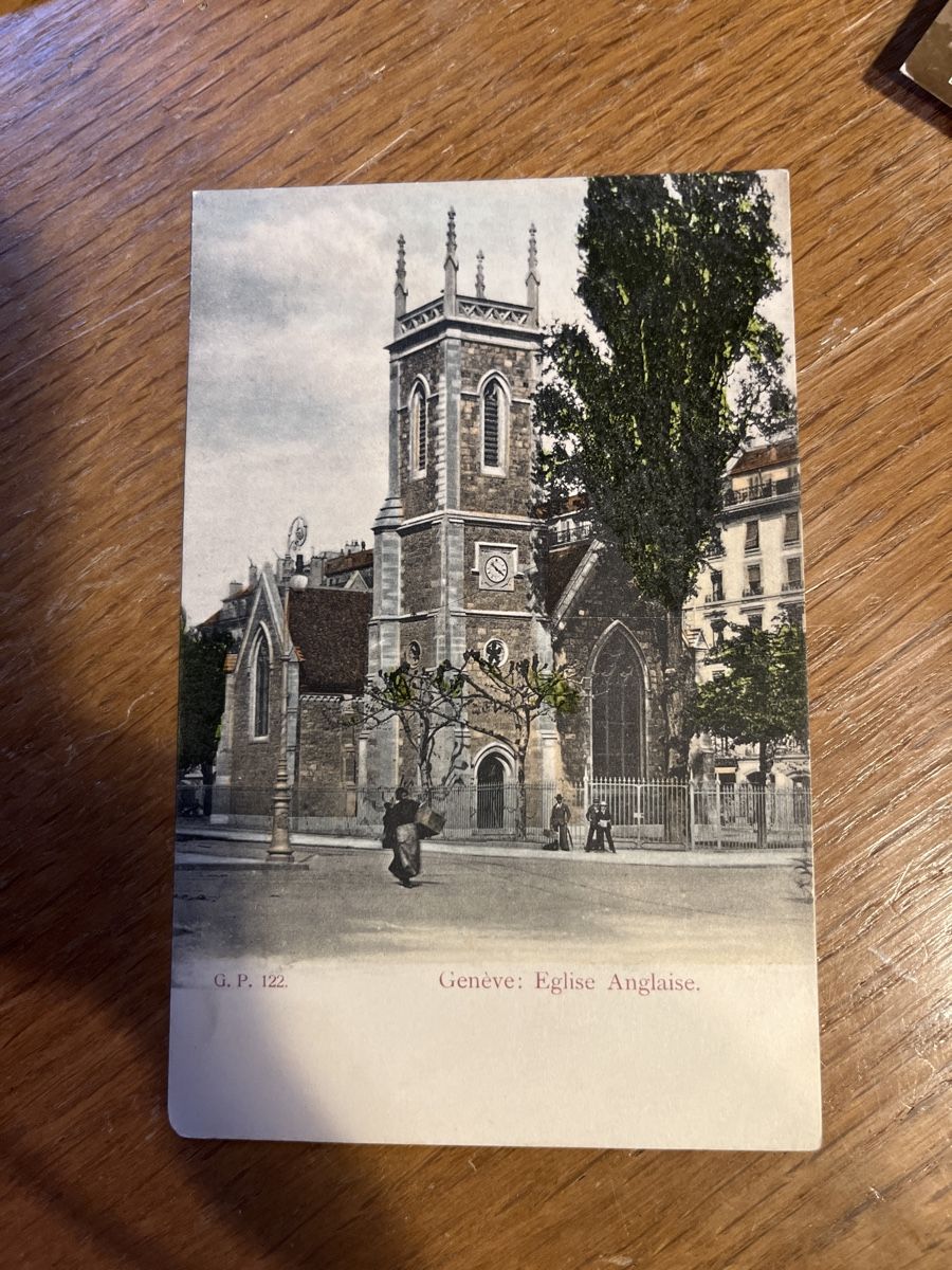 Cartes postales: Genf Eglise Anglaise – D'occasion à Sarnen par Muenzen.-M