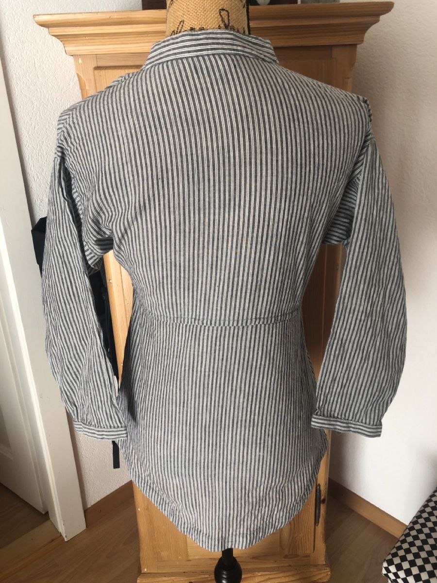 Camicette: Chemise rayée vintage, taille S – Usato da Biel/Bienne venduto da Lianumi 2