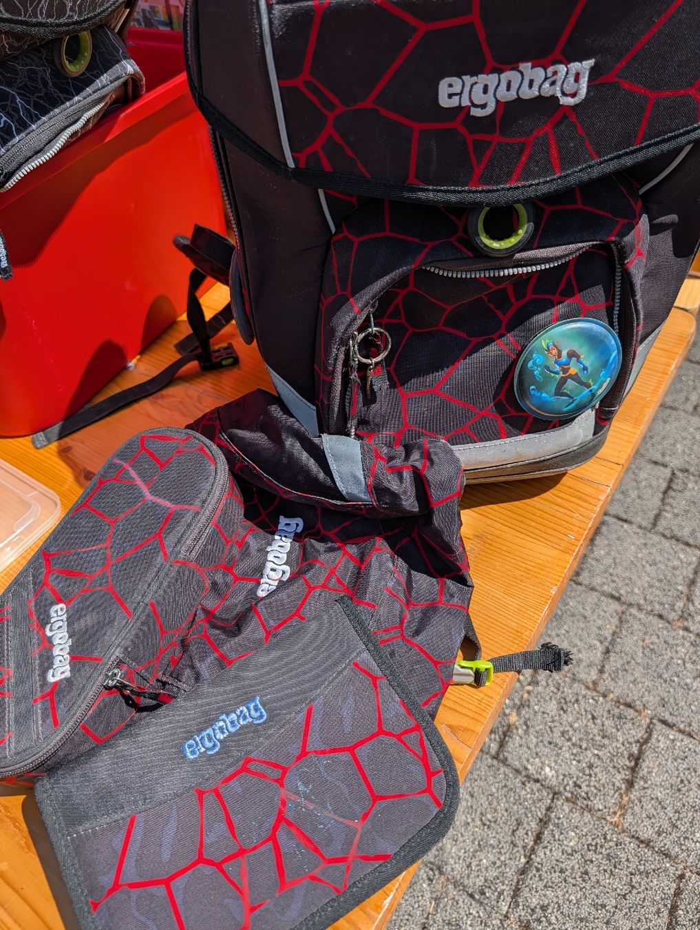 Ergobag Borse & Zaini: Ergobag Schulsack inkl. Turnsack und Etuis – Usato da Allschwil venduto da Novi1 2