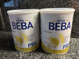 Nestlé BEBA Pre Anfangsmilch, MHD 2027, 2er Pack