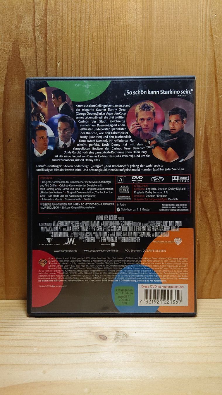 Tutti i DVDs: OCEAN'S 11, 12 und 13 auf DVD – Usato da Wilderswil venduto da Exebub 2
