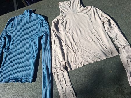 Damen Rollkragenpullover 2er Set Zara Bershka Grösse S
