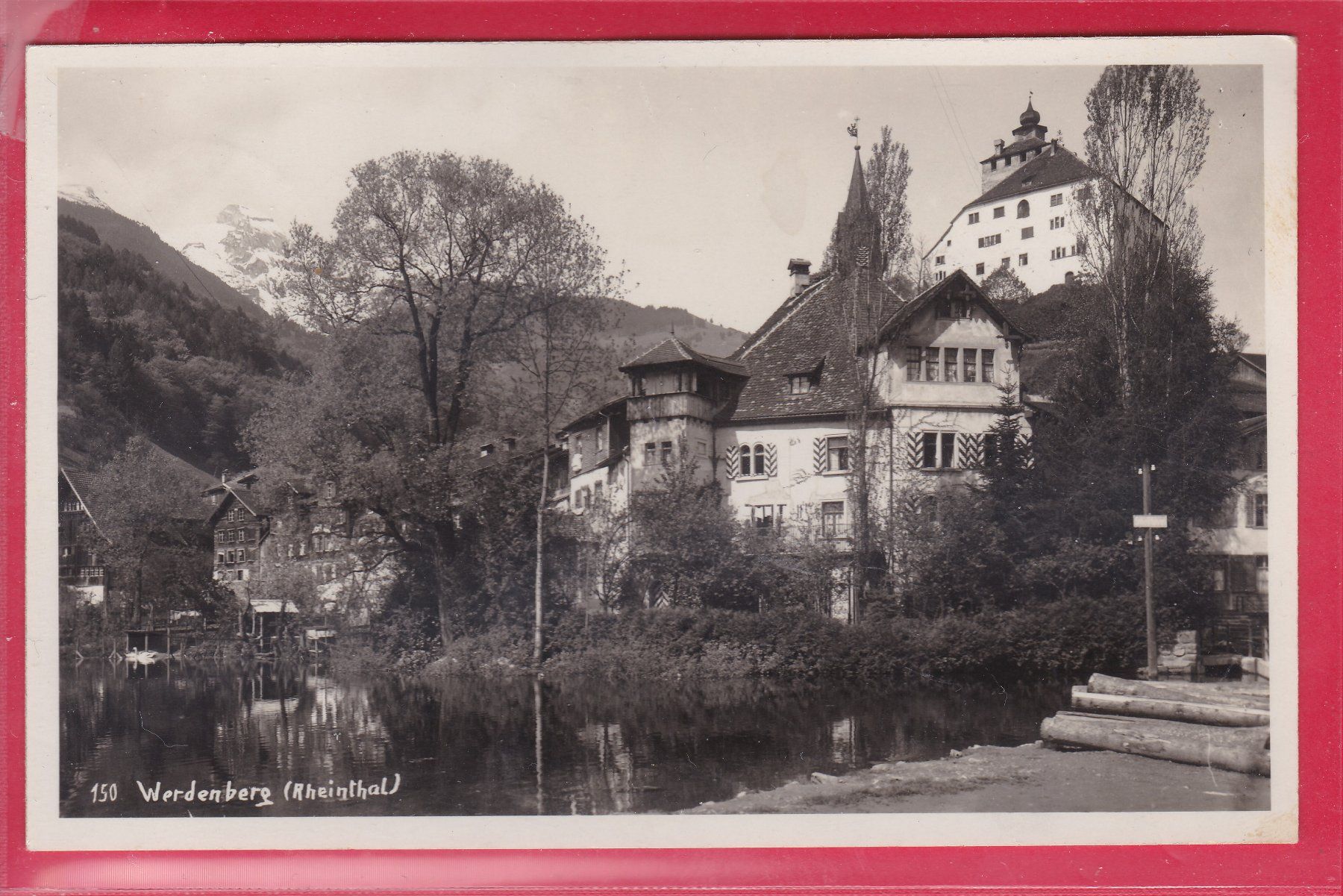Cartoline postali: WERDENBERG (RHEINTHAL), 7.10.1948 – Usato da Oberrieden venduto da Gebirgsstelze