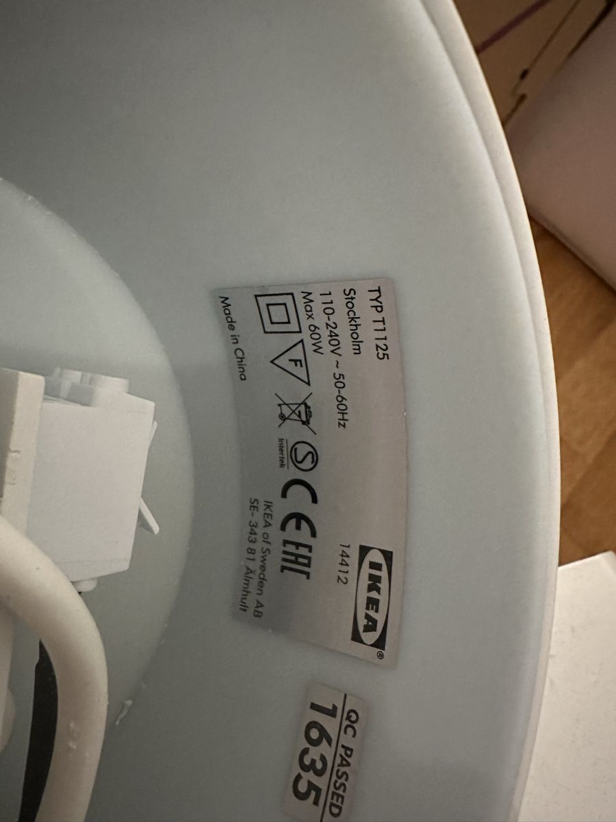 Ikea Lampadari & plafoniere: Hängeleuchte - IKEA PS 2014, weiss/silberfarben – Usato da Trachslau venduto da Donsimon8 3