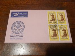 Afrique du Sud 1965: Enveloppe souvenir rare! Timbre 42