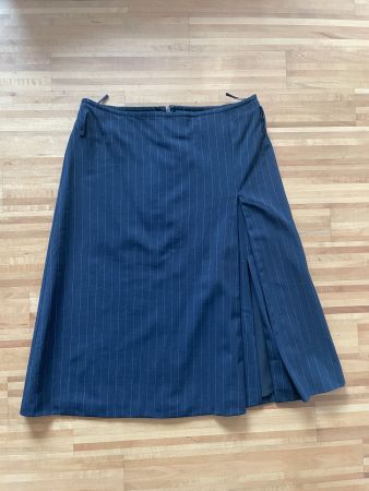 Max&Co Jupe Nadelstreifen / Pinstripe Office Midi Skirt Wool