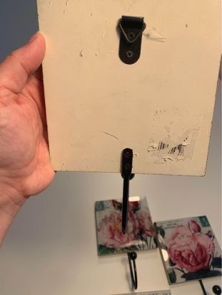 Guardaroba: Aufhanger mit blumen .neu und lackiert – Usato da Nuerensdorf venduto da gokden1336 5