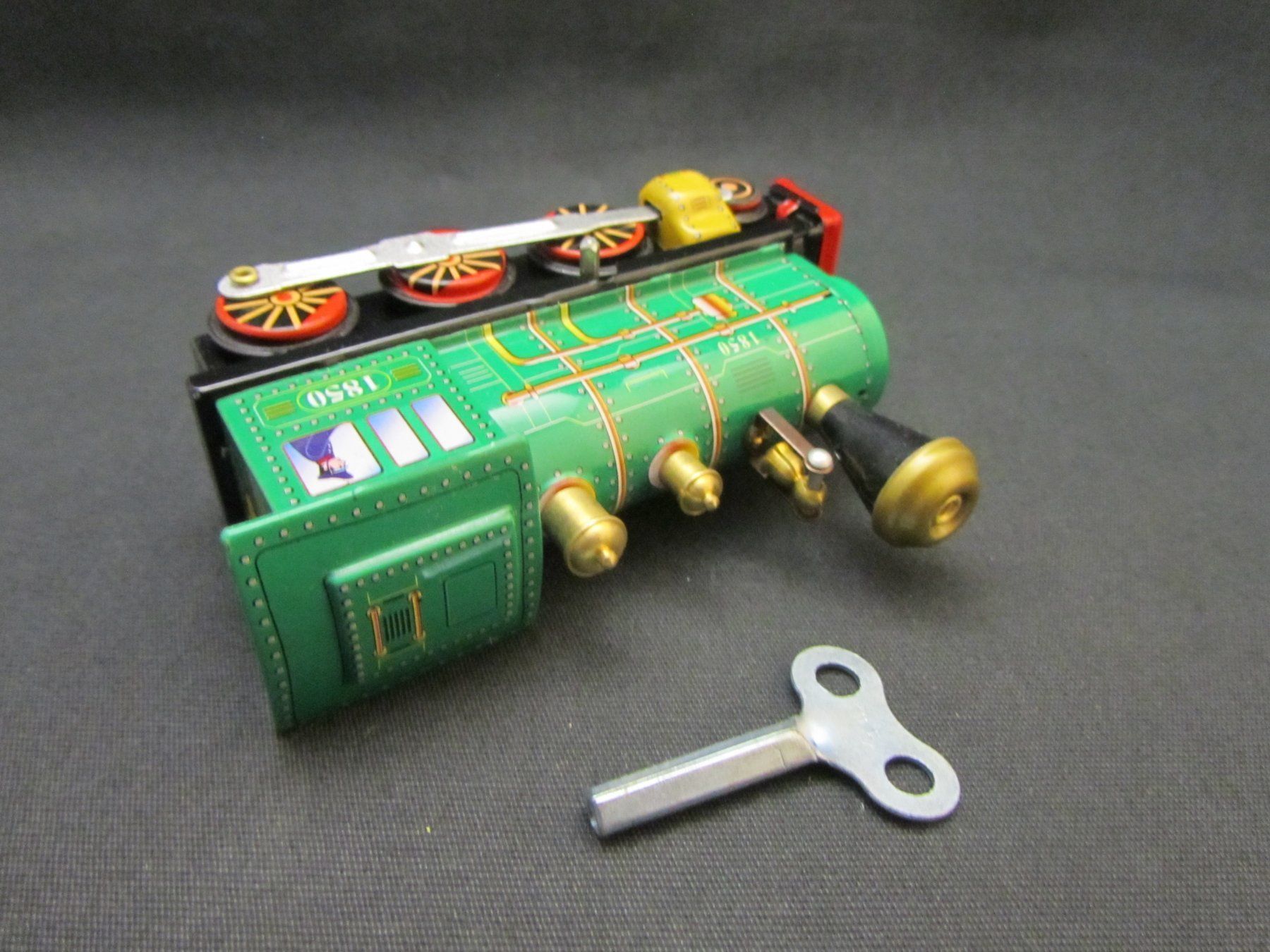 Giocattoli: Blech-Lokomotive grün – Nuovo e nell'imballaggio originale da Basel venduto da spinne02 5