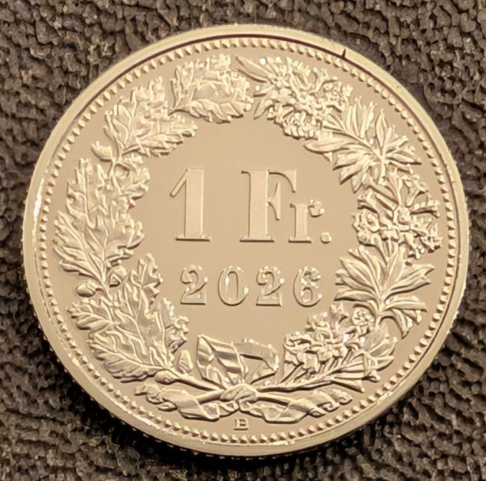 Alle Münzen: 1 Franken 2026 pp / aus Münzsatz – Neu (gemäss Beschreibung) aus Arch von moneyswiss